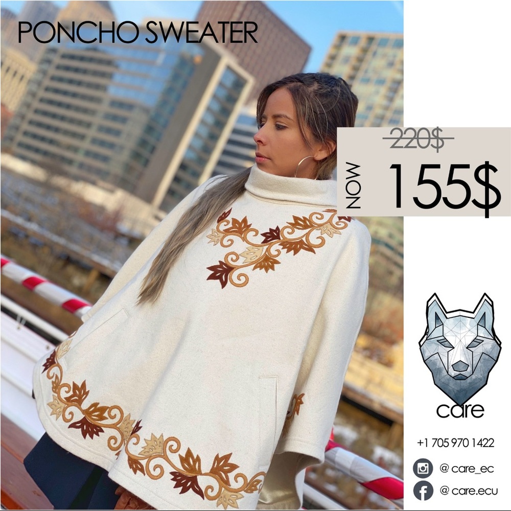 Poncho sweater